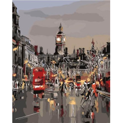 Painting by numbers 40x50 cm, Bright colors of England, varvikas, MG2091