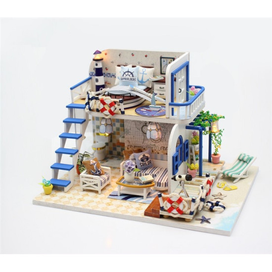 3D Miniatuurne nukumaja, Sinine rannik, Hongda, DMH-M032