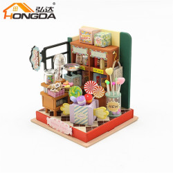 3D Miniatūra māja, Laimīgais Cukurs, Hongda, DMH-S2305