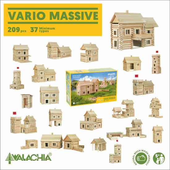 Medinis konstruktoris, Vario massive 209 vnt, walachia, W25
