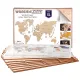 Koka pasaules karte, 80x120, woodencity, WM503