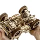 3D koka puzle, mašīna, Auto 4*4, 571 gab, woodencity, WR309