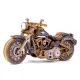 3D medinis galvosūkis, Kruizinis V-Twin riboto leidimo, 168 dalių, woodencity, LE-002