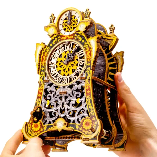 Деревянный 3D пазл, Магические часы, ограниченная серия, 149 деталей, woodencity, LE-010