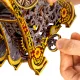 Деревянный 3D пазл, Магические часы, ограниченная серия, 149 деталей, woodencity, LE-010