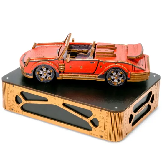 Деревянный 3D пазл, Машина, Спортивный автомобиль, ограниченная серия, 194 деталей, woodencity, LE-005