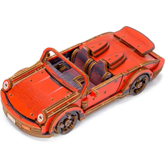Деревянный 3D пазл, Машина, Спортивный автомобиль, ограниченная серия, 194 деталей, woodencity, LE-005
