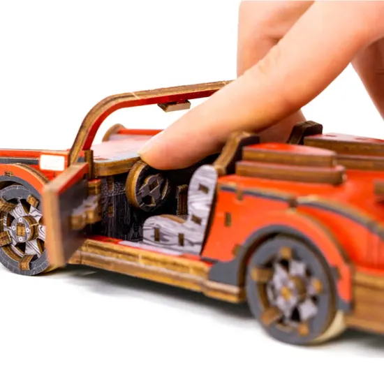 Деревянный 3D пазл, Машина, Спортивный автомобиль, ограниченная серия, 194 деталей, woodencity, LE-005