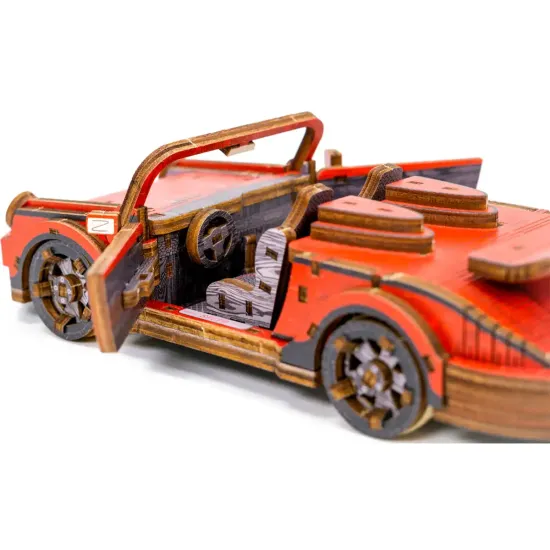Деревянный 3D пазл, Машина, Спортивный автомобиль, ограниченная серия, 194 деталей, woodencity, LE-005