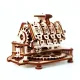 3D puinen palapeli, V8 Moottori, 200 osaa, woodencity, WR316