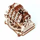 3D puinen palapeli, V8 Moottori, 200 osaa, woodencity, WR316