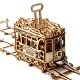 3D koka puzle, Pilsētas tramvajs ar sliedēm, 273 gab, woodencity, WR320