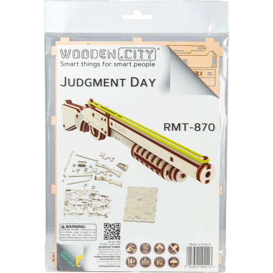 3D koka puzle, Pastardiena, 42 gab, woodencity, RMT-870