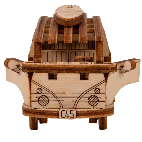 3D puinen palapeli, Auto, Retroajelu 1, 56 osaa, woodencity, MB-001
