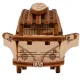 3D puinen palapeli, Auto, Retroajelu 1, 56 osaa, woodencity, MB-001