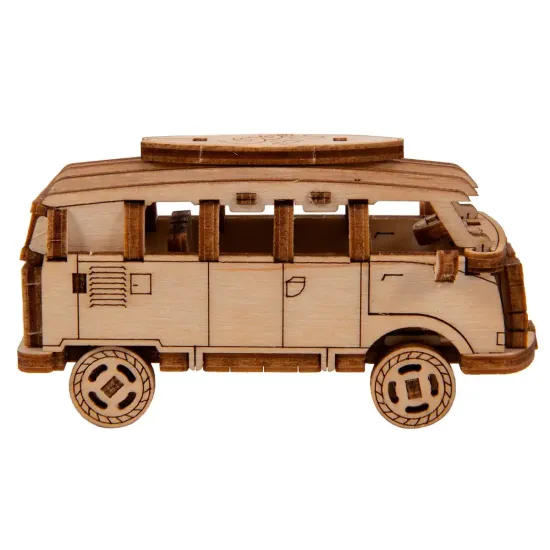 3D puinen palapeli, Auto, Retroajelu 1, 56 osaa, woodencity, MB-001