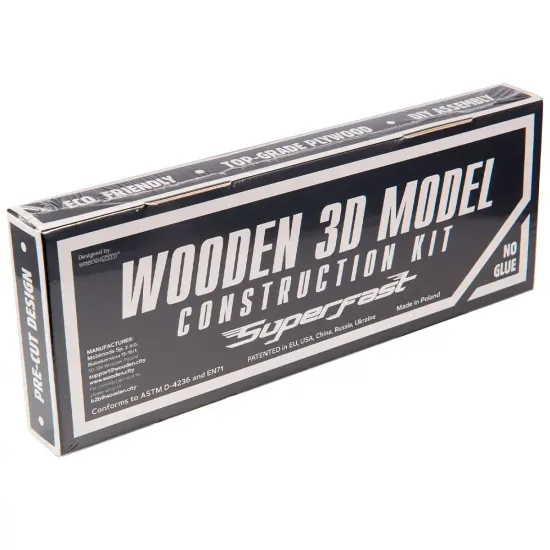 3D koka puzle, mašīna, Rallija Mašīna 2, 104 gab, woodencity, MB-002