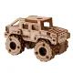3D koka puzle, mašīna, Monstru kravas auto 2, 65 gab, woodencity, MB-003