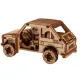 3D puidust pusle, Sõiduauto, Ralli Auto 3, 87 tükki, woodencity, MB-006
