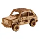 3D puidust pusle, Sõiduauto, Ralli Auto 3, 87 tükki, woodencity, MB-006