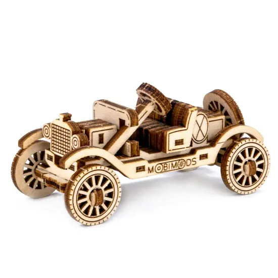 3D puinen palapeli, Auto, Retroajelu 2, 39 osaa, woodencity, MB-010