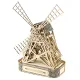 3D medinis galvosūkis, Malūnas, 222 dalių, woodencity, WR307