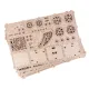 3D Wooden Puzzle, Mystery Box, 176 pcs, woodencity, WR315