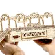 Деревянный 3D пазл, Железнодорожная станция, 175 деталей, woodencity, WR325