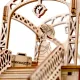 Деревянный 3D пазл, Железнодорожная станция, 175 деталей, woodencity, WR325