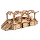 Деревянный 3D пазл, Железнодорожная станция, 175 деталей, woodencity, WR325