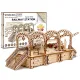Деревянный 3D пазл, Железнодорожная станция, 175 деталей, woodencity, WR325