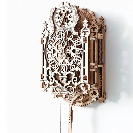 Деревянный 3D пазл, Королевские Часы, 126 деталей, woodencity, WR314