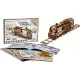 Деревянный 3D пазл, Деревянный экспресс с рельсами, 400 деталей, woodencity, WR321