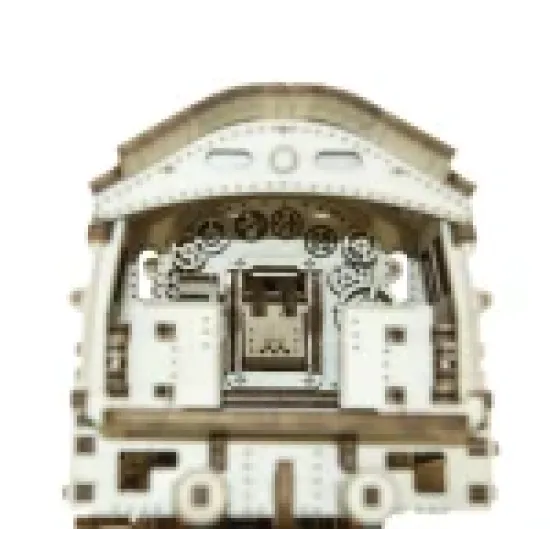 Деревянный 3D пазл, Деревянный экспресс с рельсами, 400 деталей, woodencity, WR321