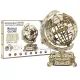 3D koka puzle, Pasaules Globuss, 269 gab, woodencity, WR341