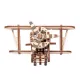 3D Wooden Puzzle, Biplane, 63 pcs, woodencity, WR304