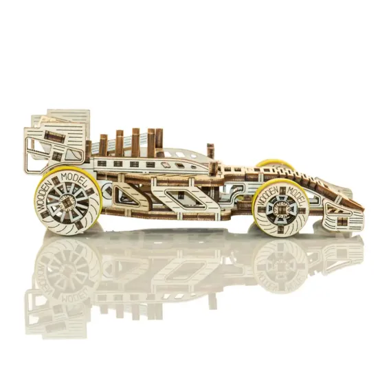 3D koka puzle, mašīna, Formula, 105 gab, woodencity, WR326