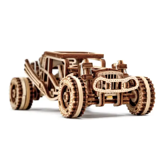 3D koka puzle, mašīna, Bagijs, 137 gab, woodencity, WR336