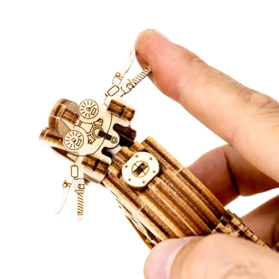 3D koka puzle, Kafejnīcas sacīkšu motocikls, 73 gab, woodencity, WR340