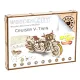 Деревянный 3D пазл, Крузер V-Twin, 168 деталей, woodencity, WR342