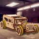 3D puinen palapeli, Auto, Kuuma sauva, 141 osaa, woodencity, WR339