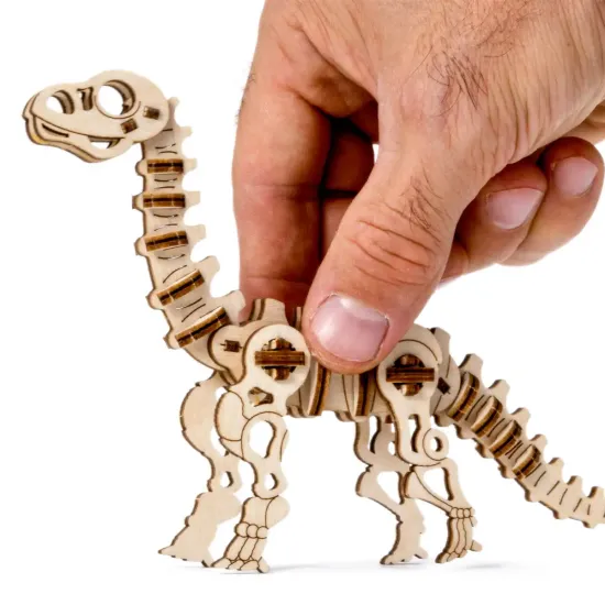 3D puidust pusle, Diplodocus, 50 tükki, woodencity, MB-017_26614