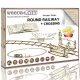 3D medinis galvosūkis, Apvalus geležinkelis + Perėja, 159 dalių, woodencity, WR324