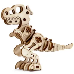 3D koka puzle, T-Rex, 42 gab, woodencity, MB-018_26617