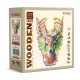 Koka puzle, Modernais Briedis, 250, woodencity, HE 0172-L