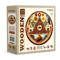 Koka puzle, Visuma acs, 500, woodencity, HE 0181-XL
