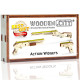 3D medinis galvosūkis, Veiksmo valdikliai, 30 dalių, woodencity, WR328_3660
