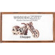 3D Wooden Puzzle, Chopper Widget, 22 pcs, woodencity, WR317