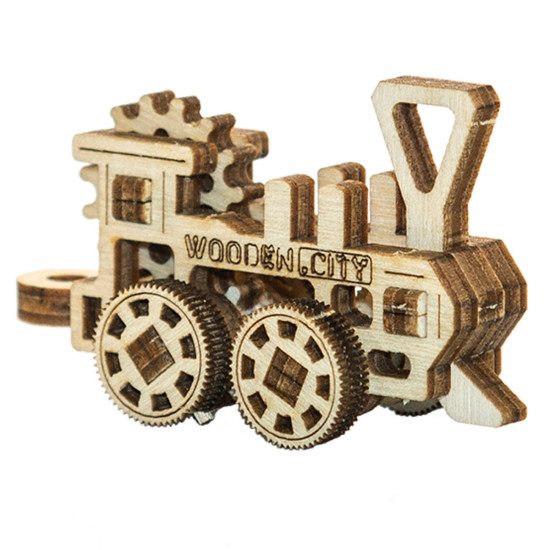 Деревянный 3D пазл, Машина, Виды общественного транспорта, 36 деталей, woodencity, WR334_3672