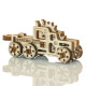3D puidust pusle, Sõiduauto, Vidinad Veoautod, 44 tükki, woodencity, WR333_3670